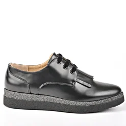 Derbies|ANA LUNA Derbies Femme Avec Franges Noir