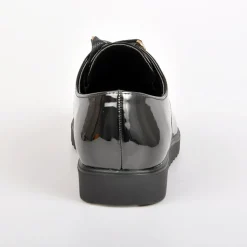 Derbies|VICE VERSA Derbies Femme Avec Petits Clous Vernis Noir