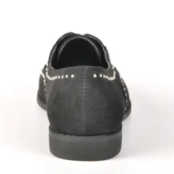 Derbies|ANA LUNA Derbies Femme Avec Petits Clous Noir