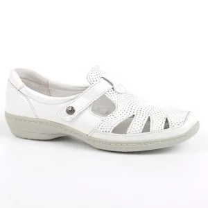 Chaussures Confort|LADY CONFORT Derbies Femme Confort Souples Blanc