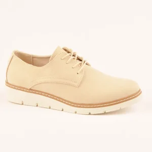 Derbies|VICE VERSA Derbies Femme Velours Beige