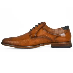 Derbies, Chaussures De Ville|FORTUNATO Derbies Homme Bi-Matiere Camel