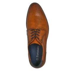 Derbies, Chaussures De Ville|FORTUNATO Derbies Homme Bi-Matiere Camel