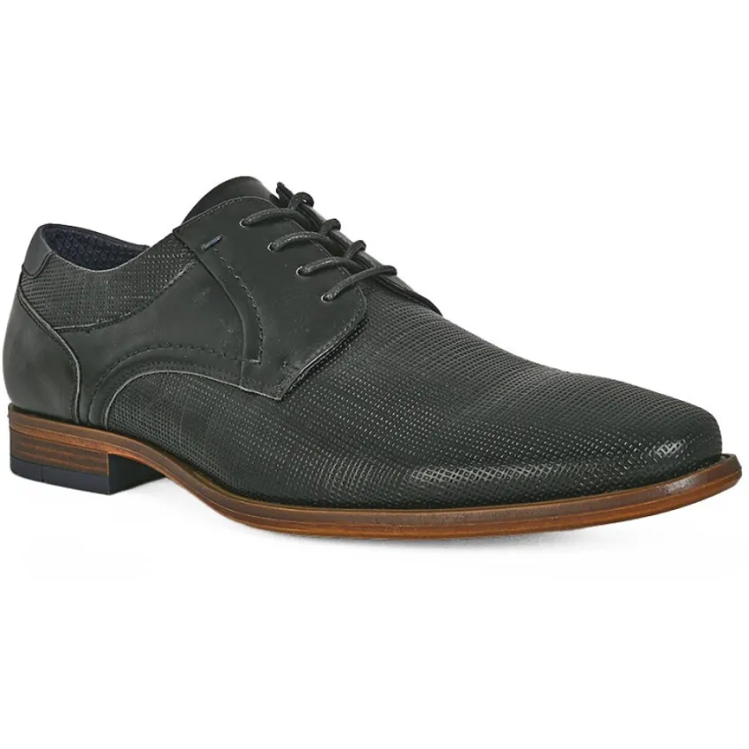 Derbies, Chaussures De Ville|FORTUNATO Derbies Homme Bi-Matiere Noir