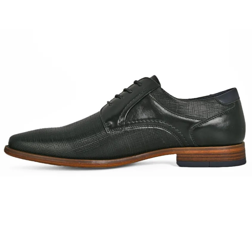Derbies, Chaussures De Ville|FORTUNATO Derbies Homme Bi-Matiere Noir
