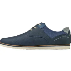 Derbies, Chaussures De Ville|STREET LIFE Derbies Homme Bleu Marine Effet Reptile