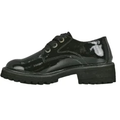 Derbies|VICE VERSA Derbies Plateforme Femme Vernis Noir Crantees