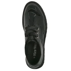 Derbies|VICE VERSA Derbies Plateforme Femme Vernis Noir Crantees