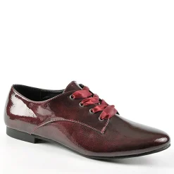 Derbies|ANA LUNA Derbies Vernis Avec Lacets Ruban Vernis Bordeaux