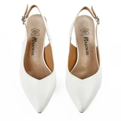 Escarpins|MASCARA Escarpins A Brides Femme Blanc