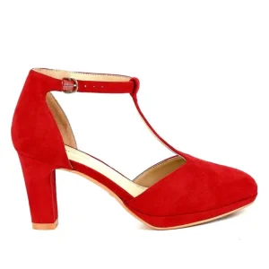 Escarpins|MASCARA Escarpins A Brides Femme Rouge