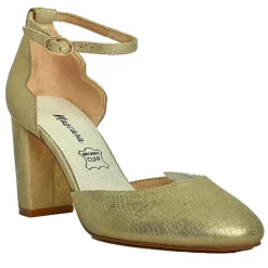 Escarpins|MASCARA Escarpins A Brides Femme Dore