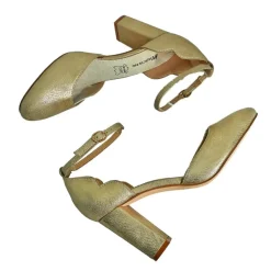 Escarpins|MASCARA Escarpins A Brides Femme Dore