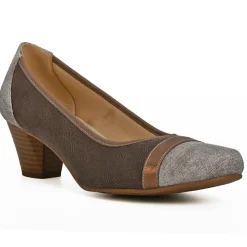 Chaussures Confort|SCALINA Escarpins Confort Femme Bronze