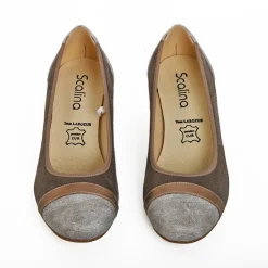 Chaussures Confort|SCALINA Escarpins Confort Femme Bronze