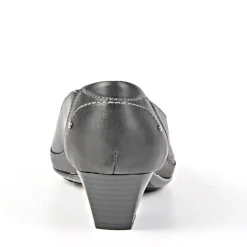 Chaussures Confort|LADY CONFORT Escarpins Confort Femme En Cuir Noir