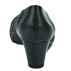 Chaussures Confort|SCALINA Escarpins Confort Femme Noir Et Argent