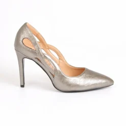 Escarpins|MASCARA Escarpins Femme Argente A Talon Aiguille