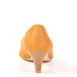 Escarpins|ANA LUNA Escarpins Femme Aspect Velours Jaune