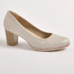 Chaussures Confort|SCALINA Escarpins Femme Beige