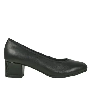 Chaussures Confort|SCALINA Escarpins Femme Cuir Noir Semelles Souples