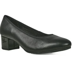 Chaussures Confort|SCALINA Escarpins Femme Cuir Noir Semelles Souples