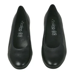 Chaussures Confort|SCALINA Escarpins Femme Cuir Noir Semelles Souples