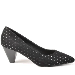 Escarpins|ANA LUNA Escarpins Femme Noir A Pois Talon 5,5Cm