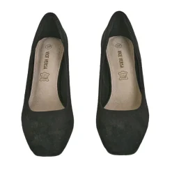 Escarpins|VICE VERSA Escarpins Femme Noir Bout Carre