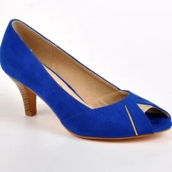 Escarpins|MASCARA Escarpins Ouverts Femme Bleu Roi