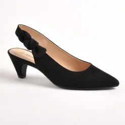 Escarpins|MASCARA Escarpins Ouverts Femme Noir Avec Noeud