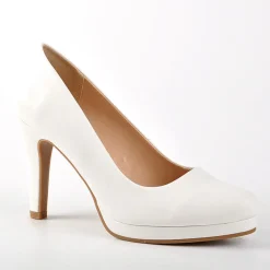 Escarpins|MASCARA Escarpins Plateforme Femme Blanc