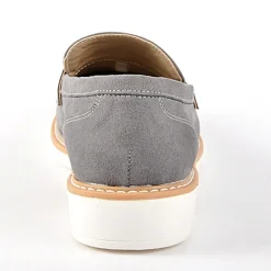 Mocassins|ANA LUNA Mocassins Aspect Velours Gris