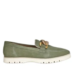 Chaussures Confort|SCALINA Mocassins Avec Chaines Vert