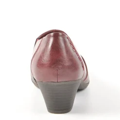 Chaussures Confort|LADY CONFORT Mocassins Avec Elastiques Bordeaux
