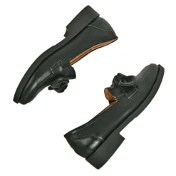 Chaussures Confort|SCALINA Mocassins Confort Femme Noir A Noeud