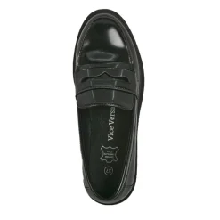 Mocassins|VICE VERSA Mocassins Crantes Femme Noir