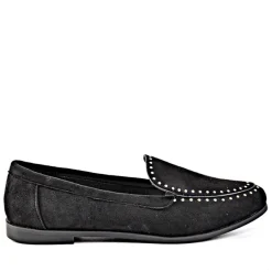 Mocassins|ANA LUNA Mocassins Femme Avec Petits Clous Noir