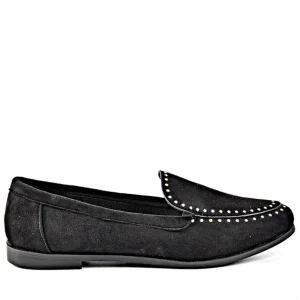 Mocassins|ANA LUNA Mocassins Femme Avec Petits Clous Noir