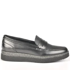 Mocassins|ANA LUNA Mocassins Femme Bi-Matieres Noir