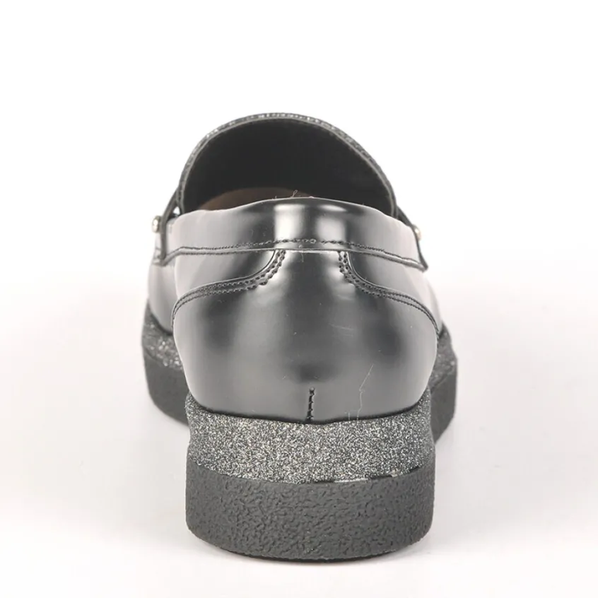 Mocassins|ANA LUNA Mocassins Femme Bi-Matieres Noir