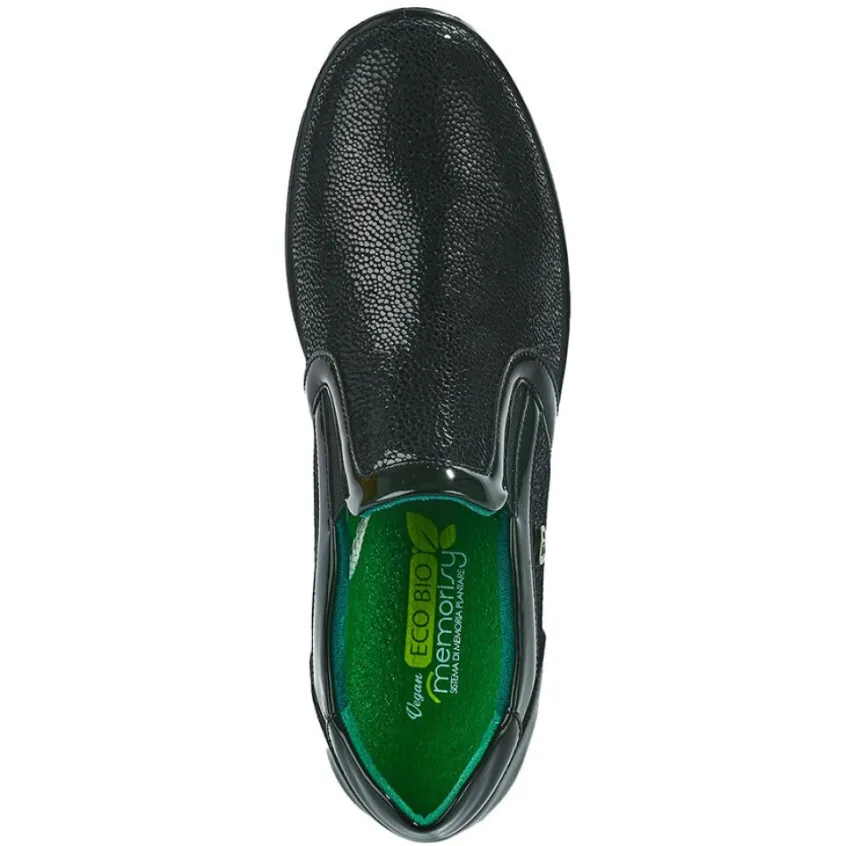 Chaussures Confort|ECO BIO VEGAN Mocassins Femme Confort Noir