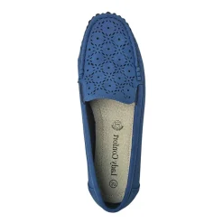 Chaussures Confort|LADY CONFORT Mocassins Femme Bleu Marine