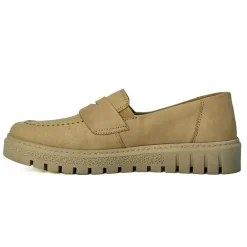 Chaussures Confort|SCALINA Mocassins Femme Beige