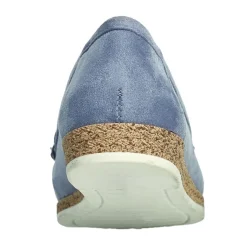 Chaussures Confort|SCALINA Mocassins Femme Bleu