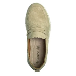 Chaussures Confort|SCALINA Mocassins Femme Beige