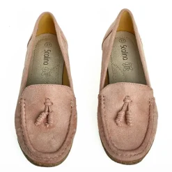 Chaussures Confort|SCALINA Mocassins Femme Rose