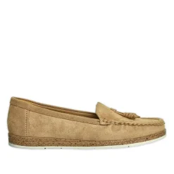 Chaussures Confort|SCALINA Mocassins Femme Taupe