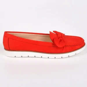 Mocassins|VICE VERSA Mocassins Femme Semelles Souples Rouge
