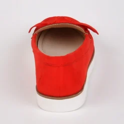 Mocassins|VICE VERSA Mocassins Femme Semelles Souples Rouge